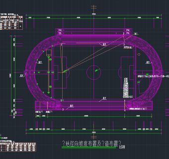 最新运动场CAD图块素材合集，运动场CAD建筑图纸下载