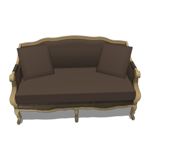 现代沙发SU模型下载，沙发草图大师模型