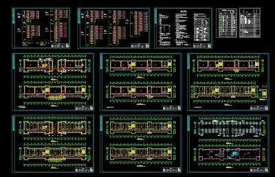 教学楼电气设计方案施工图CAD图纸