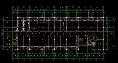 某中学教学楼建施工图，教学楼cad建筑图纸下载