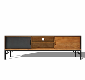 极简电视柜草图模型，电视柜草图模型sketchup下载