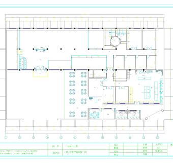 丁桥中餐厅装修CAD设计施工图下载