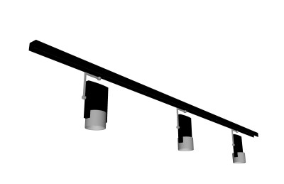 现代射灯轨道灯草图大师模型，射灯轨道灯sketchup模型免费下载