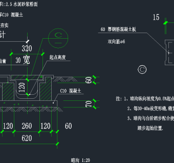 最新地沟盖板CAD素材，地沟盖板CAD建筑图纸下载