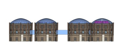 现代风格特色建筑草图大师模型下载、现代风格特色建筑su模型下载