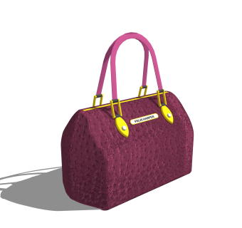 现代手提包SU模型，手提包SKB文件下载