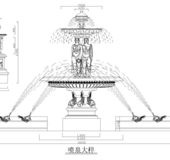 罗马柱造型大样图