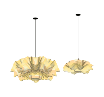 现代时尚灯具草图大师模型，吊灯su模型下载