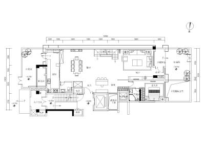 郑州雅居乐255-A1<a href=https://www.yitu.cn/su/7212.html target=_blank class=infotextkey>户型</a>别墅首层<a href=https://www.yitu.cn/su/7392.html target=_blank class=infotextkey>平面</a>布置图