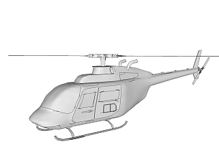 现代<em>直升机</em>免费su模型，<em>直升机</em>sketchup模型下载