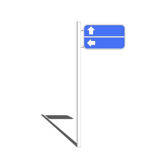 现代指示牌免费草图大师模型，指示牌su模型下载