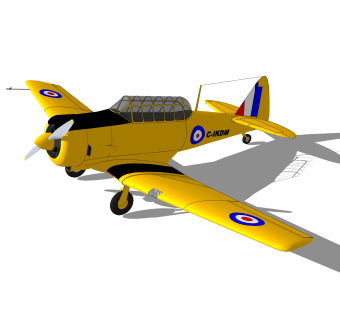 现代飞机玩具草图大师模型，玩具su模型下载