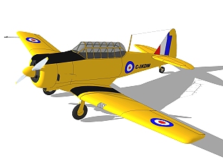 现代飞机玩具草图大师模型，玩具su模型下载