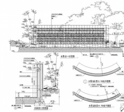 <a href=https://www.yitu.cn/su/8008.html target=_blank class=infotextkey>景墙</a>施工详图 