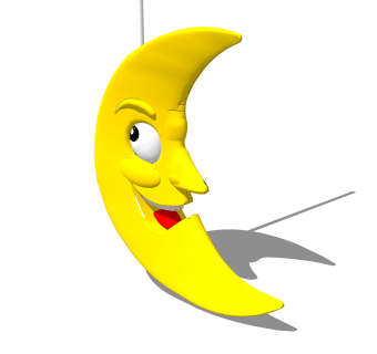 现代月亮玩具草图大师模型，玩具su模型下载