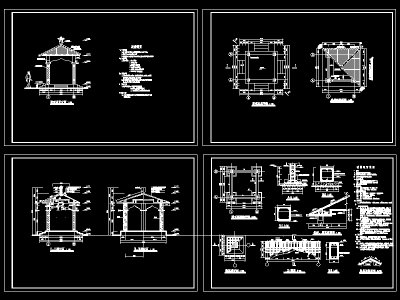 现代四角<a href=https://www.yitu.cn/su/7053.html target=_blank class=infotextkey>亭</a><a href=https://www.yitu.cn/su/7590.html target=_blank class=infotextkey>设计</a>施工图.gif