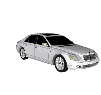 现代汽车免费su模型，汽车sketchup模型下载，汽车su模型素材