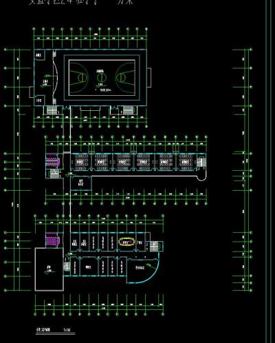 某小区小学方案设计图，小学cad设计图纸下载