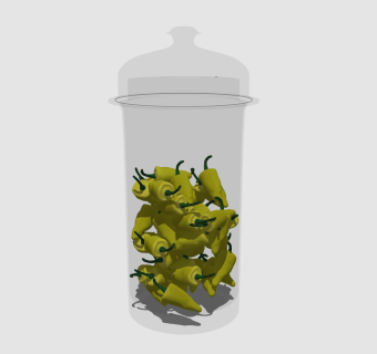  现代陶瓷器皿草图大师模型，陶瓷器皿sketchup模型下载