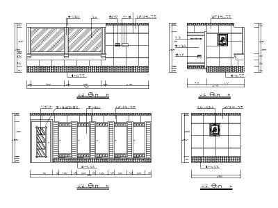 [湖北]异域风情火锅城<a href=https://www.yitu.cn/sketchup/baofang/index.html target=_blank class=infotextkey>包房</a>室内<a href=https://www.yitu.cn/su/7590.html target=_blank class=infotextkey>设计</a>立面图