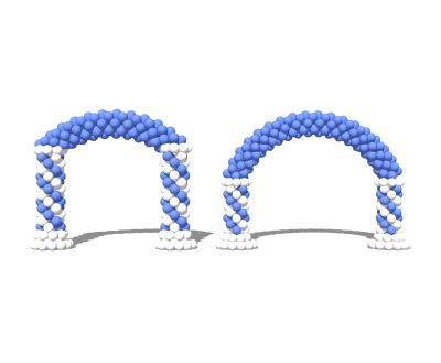 现代婚礼气球拱门草图大师模型，婚礼su模型下载