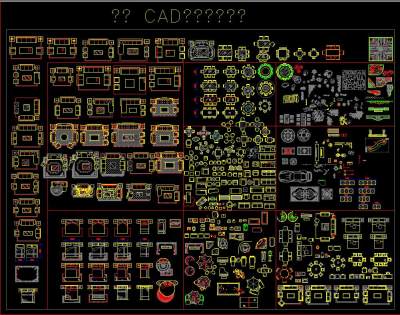 中式CAD平面图库大全，中式雕花CAD设计图