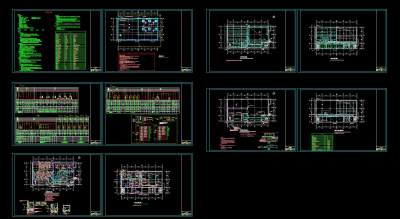 锅炉房电气施工图CAD图纸