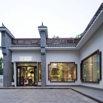 现代商场餐厅餐饮案例CAD图纸，餐厅cad设计图纸下载