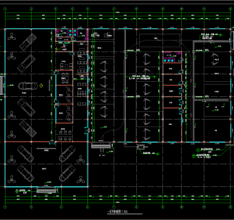 长城汽车专卖店建筑施工图，汽车专卖店CAD图纸下载