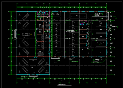 长城汽车专卖店建筑施工图，汽车专卖店CAD图纸下载