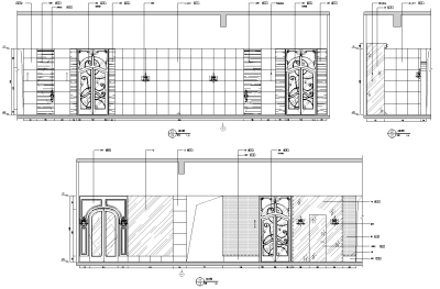 <a href=https://www.yitu.cn/sketchup/diantizoulang/index.html target=_blank class=infotextkey>走廊</a>立面图