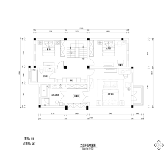 南京秣陵街道别墅施工图