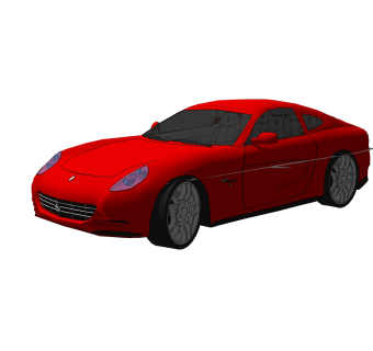 现代汽车免费su模型，现代汽车sketchup模型下载