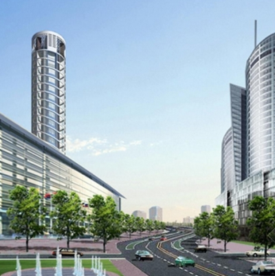 街道节点效果图