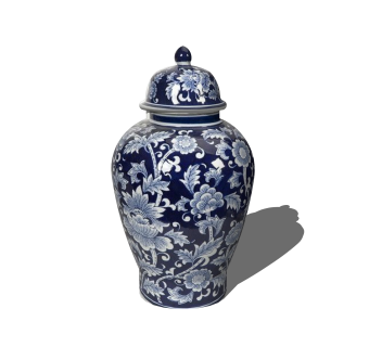 现代瓷器SU模型，瓷器SKP模型下载