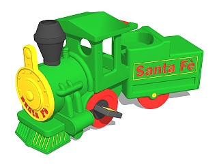 现代儿童<em>小</em>火车草图大师模型，玩具su模型下载