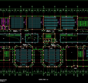 学校教学楼建筑施工图CAD图纸