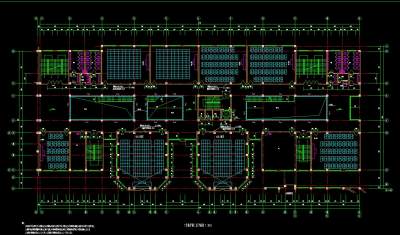 学校教学楼建筑施工图CAD图纸