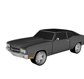 现代汽车免费su模型，现代汽车sketchup模型，汽车su素材下载