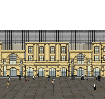 酒店草图大师模型下载、酒店su模型下载