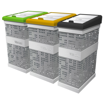 现代分类垃圾桶草图大师模型，垃圾桶SU模型下载