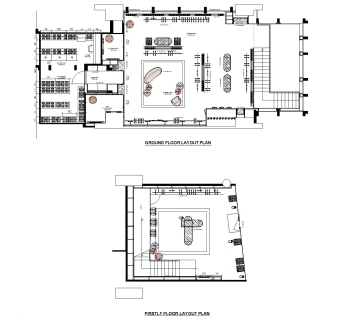 旗舰店装修全套施工图案例