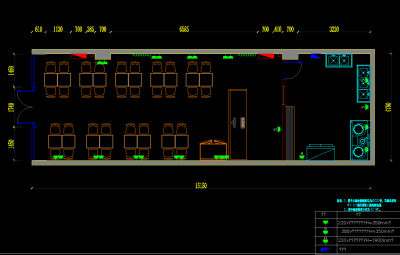 快餐店CAD施工图下载、快餐店dwg文件下载