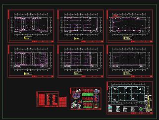 厂房车间电气设计案例施工图CAD图纸