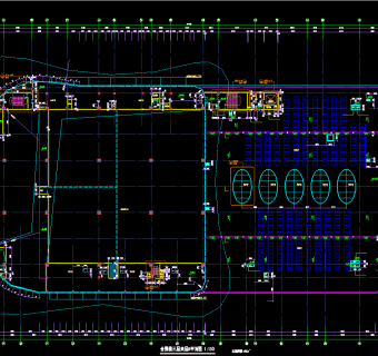 大型商业综合体建筑施工图，CAD施工图纸下载