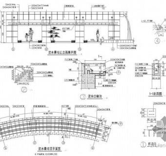 园林景墙施工详图20例