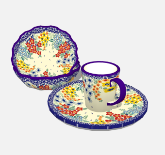  精品餐具草图大师模型，精品餐具sketchup模型下载