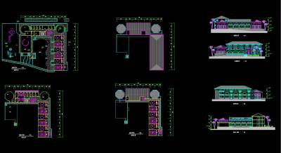 创新型幼儿园cad建筑施工图，幼儿园cad施工图纸下载