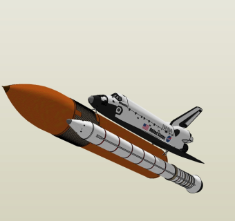 现代宇宙飞船草图大师模型，飞船sketchup模型