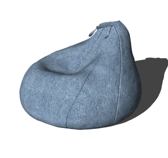 现代懒人沙发草图大师模型，懒人沙发skb文件下载